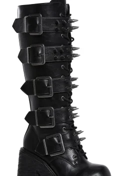 Widow Boots*Poison Music Knee Hight Boots