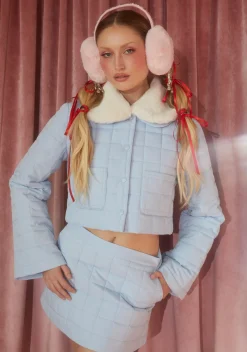 Sugar Thrillz Bottoms|Skirts*Polar Express Mini Skirt