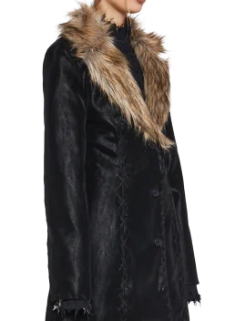 Current Mood Outerwear|Plus*Pose Away Vegan Leather Coat