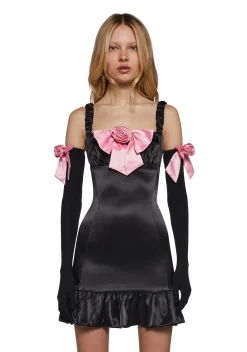 Sugar Thrillz Dresses|Mini Dresses*Posh Life Mini Dress And Gloves Set