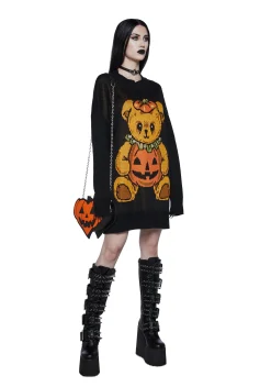 Trickz N' Treatz Tops*Possess Your Heart Oversized Sweater