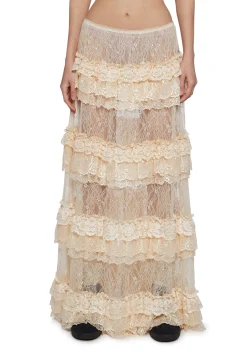 Current Mood Bottoms|Skirts*Prairie Song Maxi Skirt