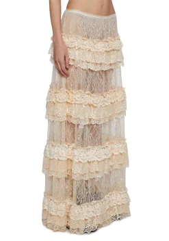 Current Mood Bottoms|Skirts*Prairie Song Maxi Skirt