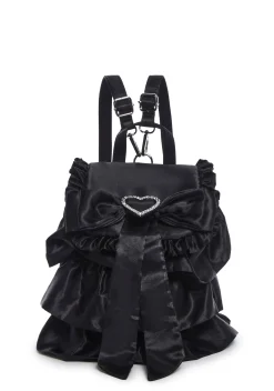 Sugar Thrillz Bags*Preppy Plot Mini Backpack - Black