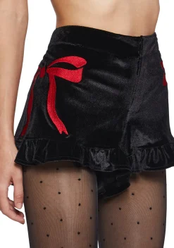 Sugar Thrillz Bottoms|Shorts*Present Me Velvet Shorts