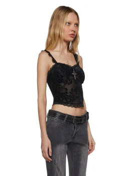 Widow Tops*Pretty Obsessed Velvet Cami