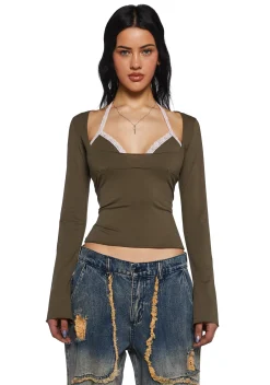 Current Mood Tops|Plus*Primal Gossip Long Sleeve Top