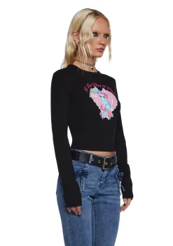 Sugar Thrillz Tops|Plus*Princess Treatment Long Sleeve Tee