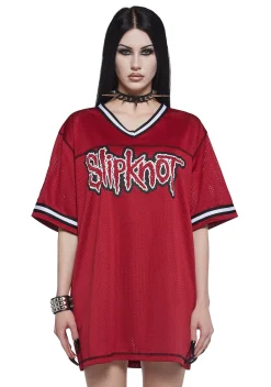 Dolls Kill x Slipknot Tops|Plus*Psychosocial Jersey Tee