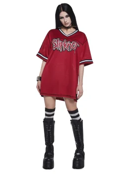Dolls Kill x Slipknot Tops|Plus*Psychosocial Jersey Tee