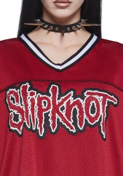 Dolls Kill x Slipknot Tops|Plus*Psychosocial Jersey Tee