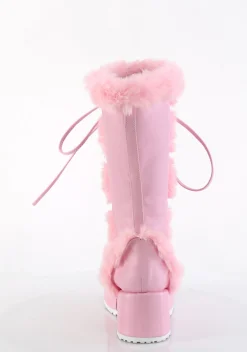 Demonia Boots|Platforms*Pure Vigilance Low Platform Boots- Pink
