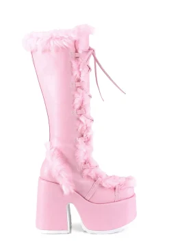 Demonia Boots|Platforms*Pure Vigilance Platform Boots-Pink
