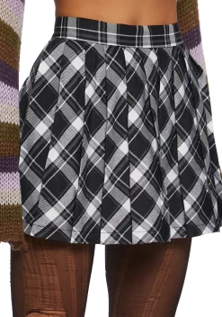 dELiA*s by Dolls Kill Bottoms|Skirts*Rad Omens Pleated Mini Skirt - Plaid