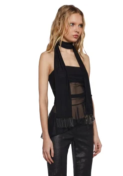 Generation Kiss Tops|Plus*Rae Tube Top And Scarf Set