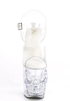 Pleaser Platforms|Heels*Rapture Clear Platform Heels