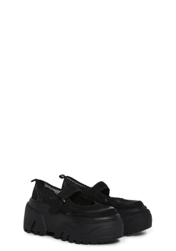 Club Exx Platforms|Mary Janes*Rave Mornings Platform Mary Janes