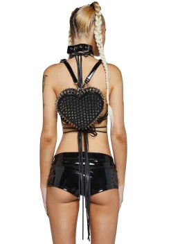 Club Exx Bags*Reckless Devotion Studded Backpack - Black