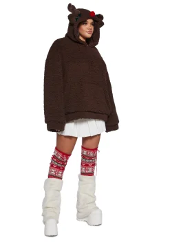 Sugar Thrillz Outerwear|Sweatshirts & Hoodies*Reindeer Games Sherpa Hoodie