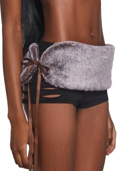 Club Exx Belts & Harnesses*Renegade Fur Wrap Belt