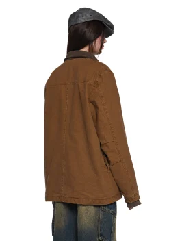Current Mood Outerwear|Plus*Restless Ways Trucker Jacket