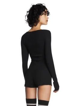 Trickz N' Treatz Jumpsuits & Rompers|Jumpsuits & Rompers*Rib By Rib Long Sleeve Romper