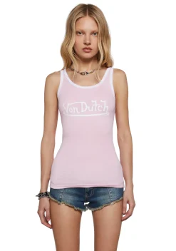 Dolls Kill x Von Dutch Tops*Ribbed Tank Top