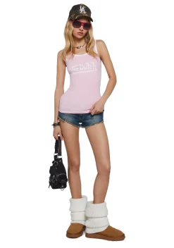 Dolls Kill x Von Dutch Tops*Ribbed Tank Top