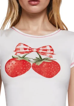 Sugar Thrillz Tops|Plus*Ripe N' Juicy Baby Tee