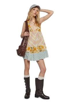 Current Mood Dresses|Plus*Rodeo Rivals Fit N’ Flare Dress - Floral