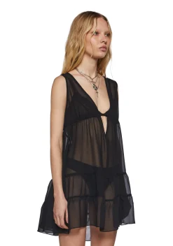 Current Mood Dresses|Plus*Rodeo Rivals Fit N’ Flare Dress - Black