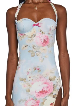 New Pink Dresses*Romance Nights Floral Maxi Dress