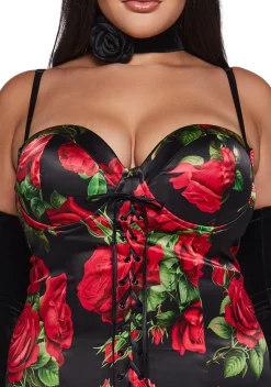 Sugar Thrillz Dresses|Plus*Romantic Getaway Midi Dress - Black