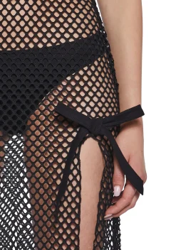Current Mood Dresses|Plus*Romantic Rebel Maxi Dress - Fishnet