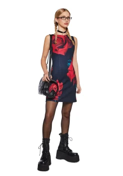 x_Blue Blush Dresses|Mini Dresses*Rose Colored Vision Mini Dress