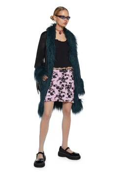 dELiA*s by Dolls Kill Bottoms|Skirts*Royal Angst Velvet Mini Skirt