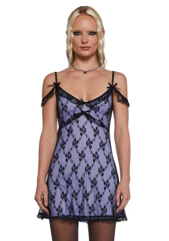 Sugar Thrillz Dresses|Mini Dresses*Royal Portrait Mode Mini Dress