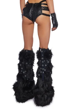 Club Exx Tops*Rude Awakening Harness Bra Top - Black