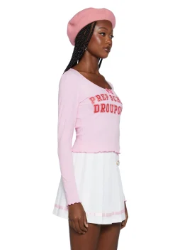 Sugar Thrillz Tops*Rumor Mill Long Sleeve Tee