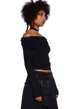 Current Mood Tops|Plus*Rustic Soul Long Sleeve Top - Black