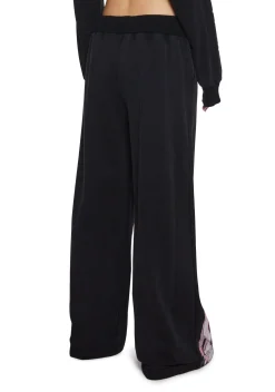 Dolls Kill x NARUTO SHIPPUDEN Bottoms|Pants*Sakura Wide Leg Sweatpants