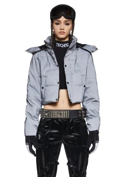 Club Exx Outerwear*Savage Signalz Reflective Jacket