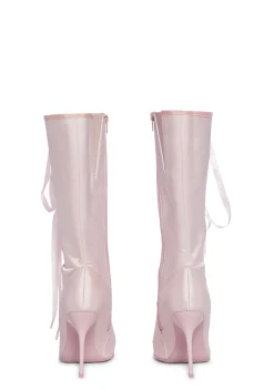 Sugar Thrillz Boots*Scandalous Seduction Heeled Boots - Pink