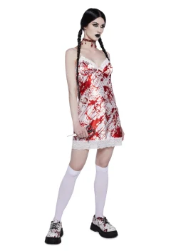 Trickz N' Treatz Dresses|Plus*Scream Queen Slip Dress