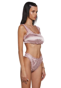 Current Mood Lingerie|Plus*Seductive Vixen Lingerie Set - Pink