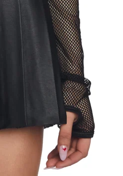 Current Mood Tops|Plus*See Thru Me Fishnet Top