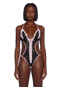 Generation Kiss Lingerie*Sharon Lace Up Teddy