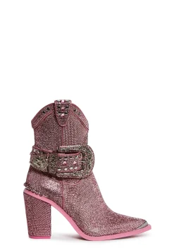 BOY Club Exx Boots|Cowboy Boots*Sharp Sheriff Shine Cowboy Boots - Pink