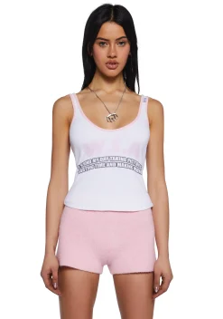 W.I.A Tops*Shlayer Ribbed Tank Top