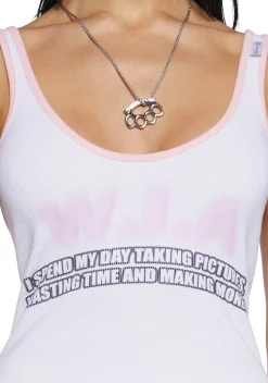W.I.A Tops*Shlayer Ribbed Tank Top